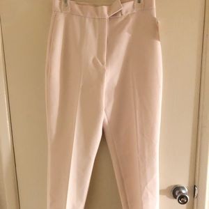 Milly cream high waisted skinny pants
